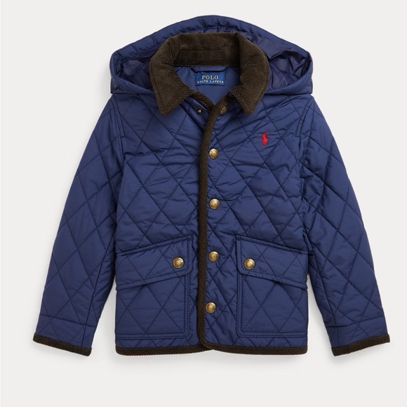 NWT Polo by Ralph Lauren Kids Hooded Barn Jacket Size 7